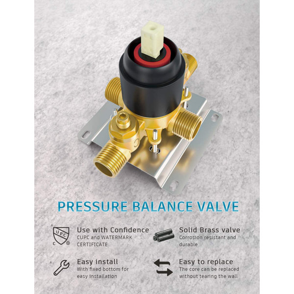 Augusts Tub and Shower Faucet Wayfair